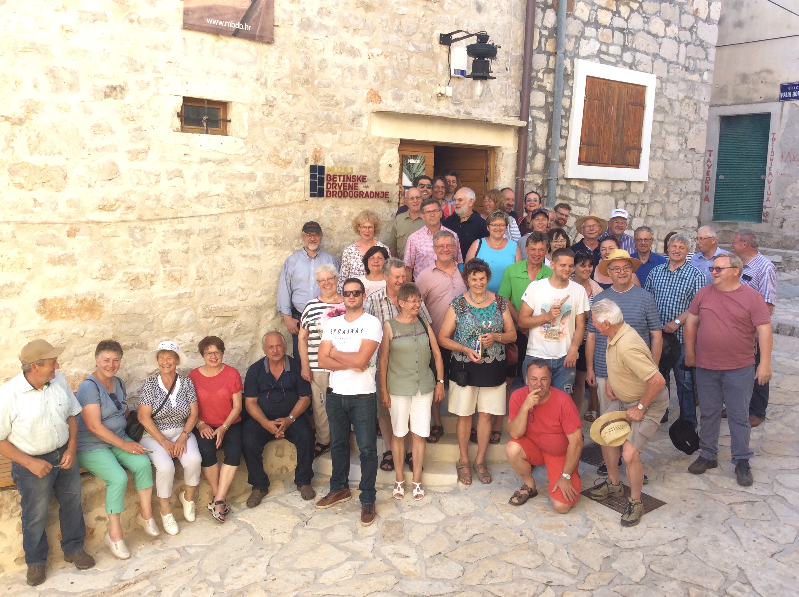 Lehrfahrt Kroatien Gruppenbild